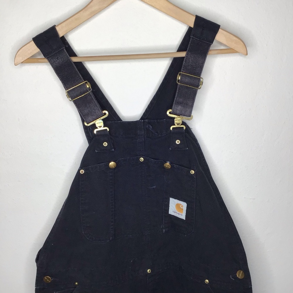 Carhartt work wear double knee carpenter Overalls mens 36 x 32